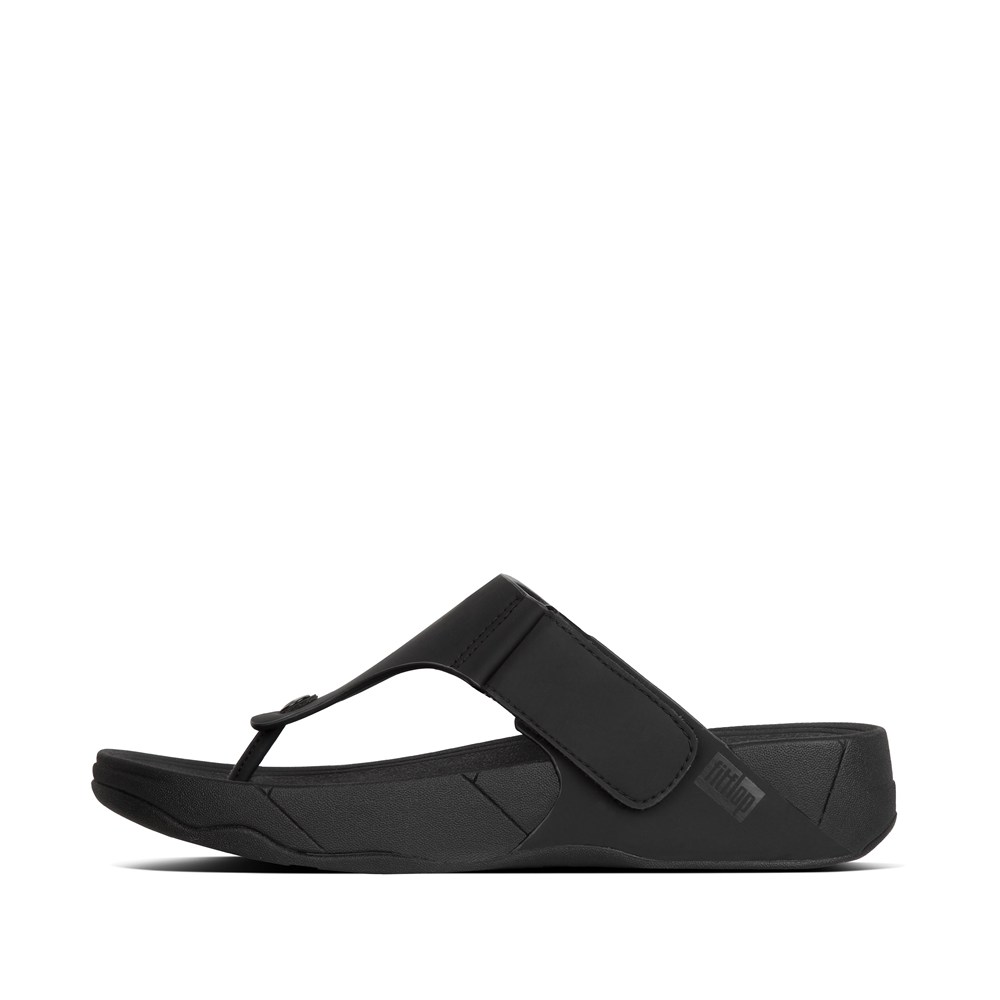 Fitflop Man Sandals Black - Trakk Ii Neoprene Toe-post - EF8523097